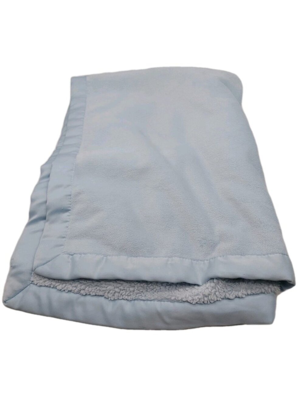 Koala Baby Blue Blanket SatinTrim Lovey Babies Read